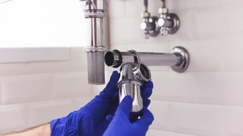 Hydraulik z Łodzi podczas pracy
